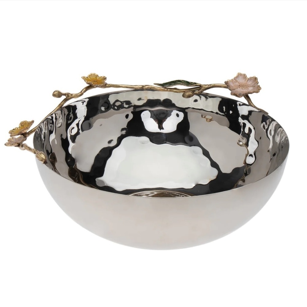 GODINGER 52oz Hellebore Salad Bowl - Picture 2 of 2
